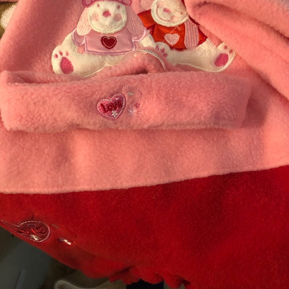 Okie Dokie Fleece one piece with headband 12 M - Picture 4 of 4